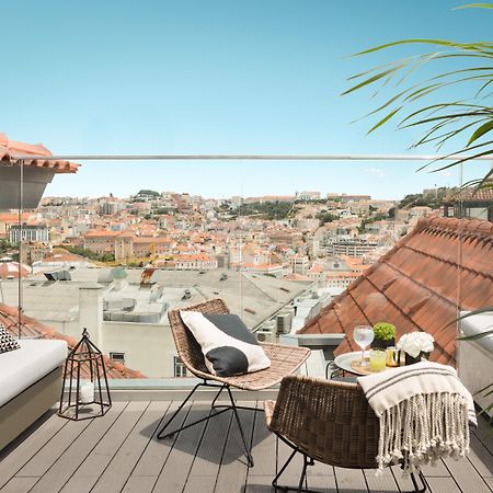The Lumiares Hotel & Spa - Small Luxury Hotels Of The World Lisboa Eksteriør bilde The rooftop terrace