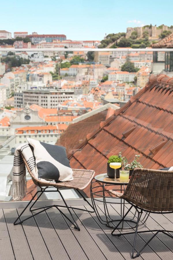 The Lumiares Hotel & Spa - Small Luxury Hotels Of The World Lisboa Eksteriør bilde Rooftop terrace