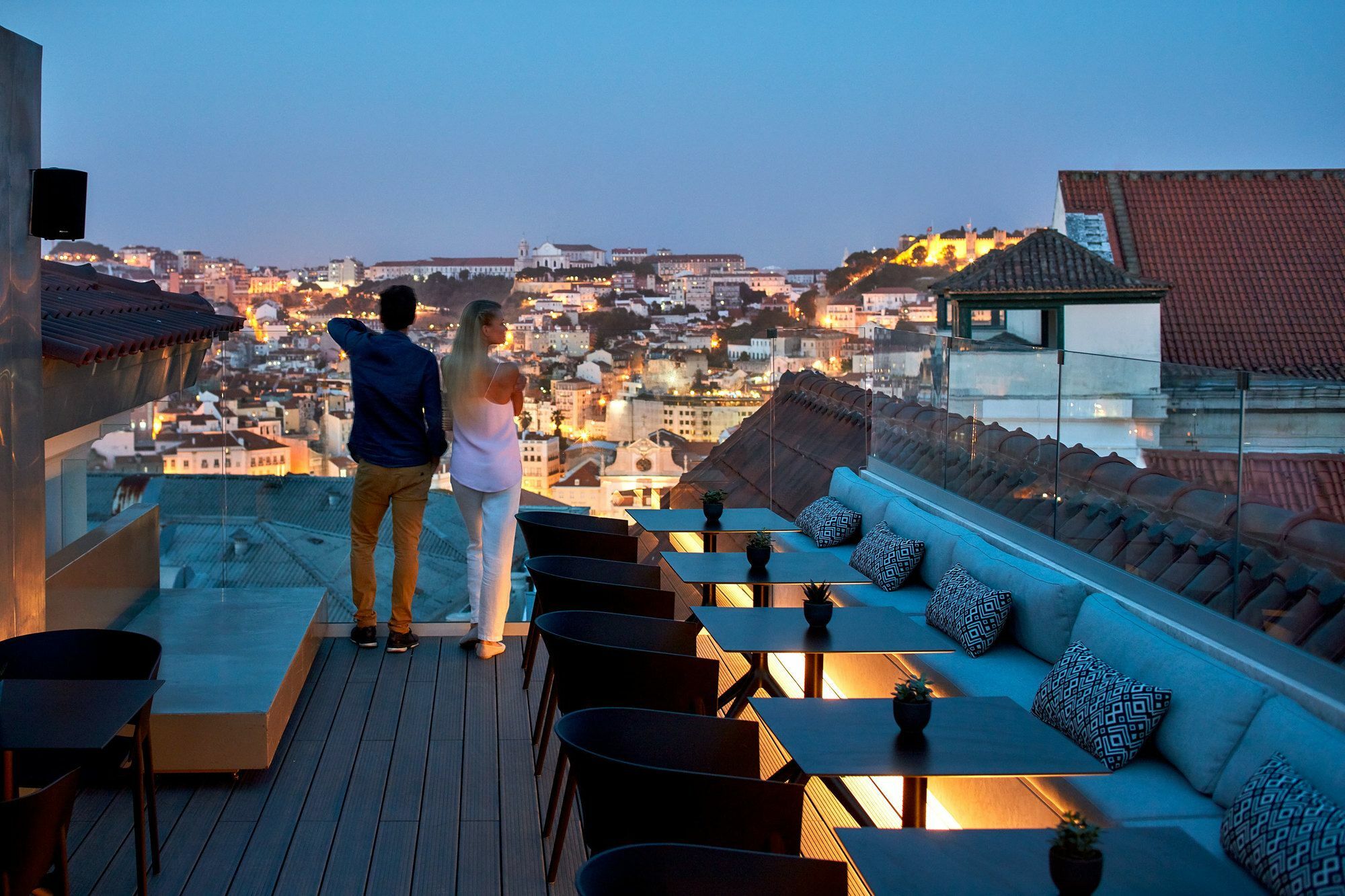 The Lumiares Hotel & Spa - Small Luxury Hotels Of The World Lisboa Eksteriør bilde The View from the 10th floor