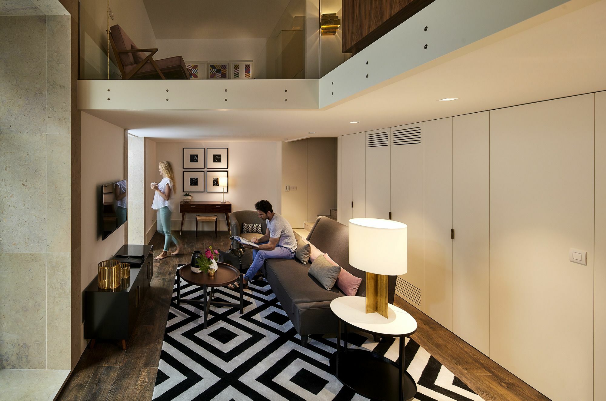 The Lumiares Hotel & Spa - Small Luxury Hotels Of The World Lisboa Eksteriør bilde The living room of a duplex apartment